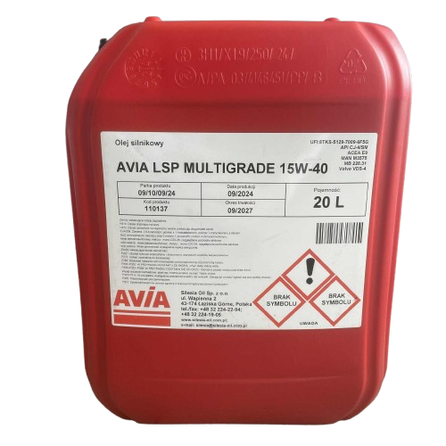 AVIA LSP MULTIGRADE 15W40 20L