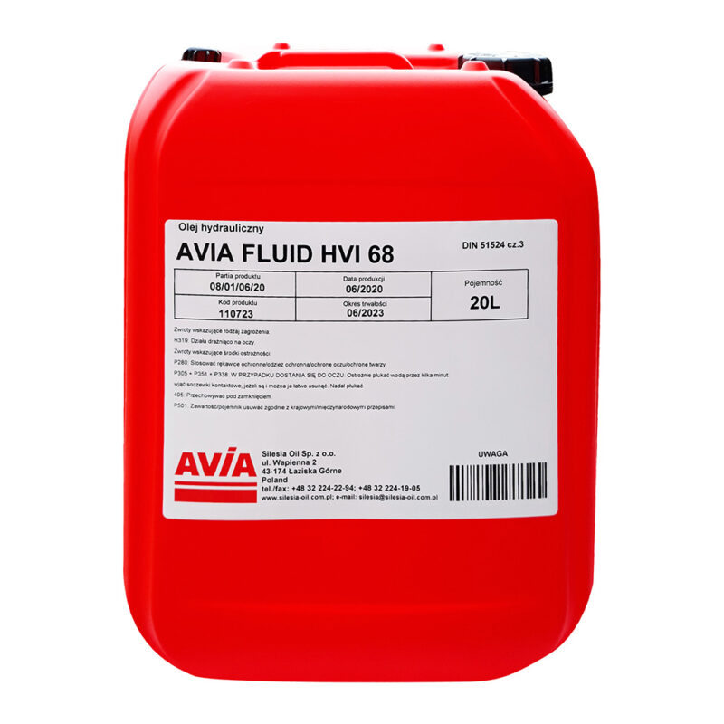 AVIA FLUID HVI 68 20L