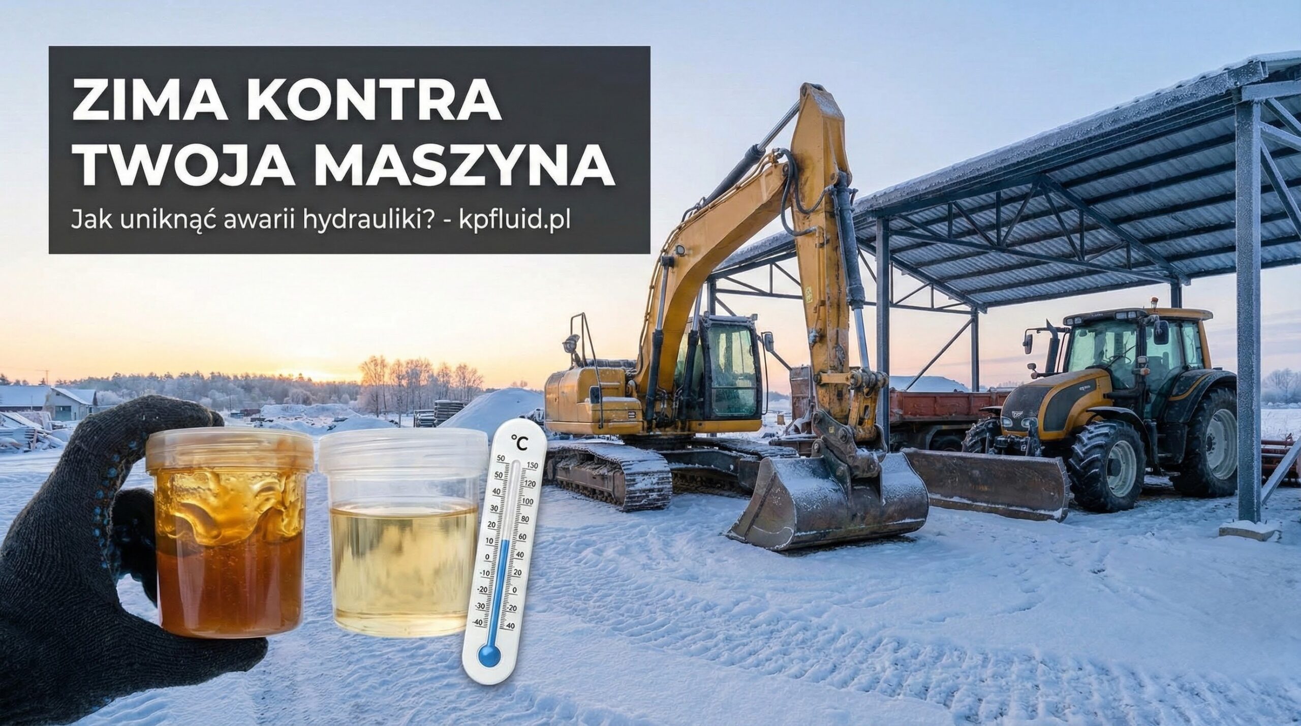 Zima kontra Twoja maszyna Dlaczego olej gęstnieje i jak uchronić układ hydrauliczny przed awarią